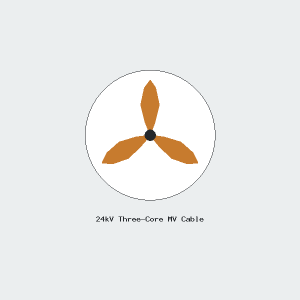 24kV Three-Core MV Cable