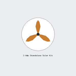 3 kWp Standalone Solar Kit