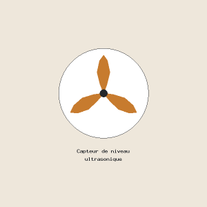 Capteur de niveau ultrasonique