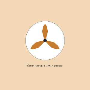 Écran tactile IHM 7 pouces