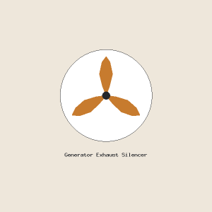 Generator Exhaust Silencer