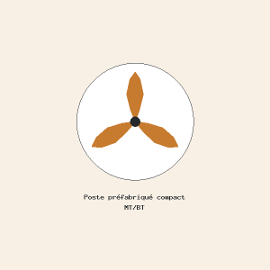 Poste préfabriqué compact MT/BT