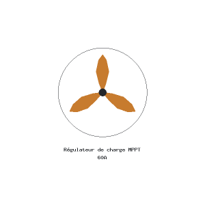 Régulateur de charge MPPT 60A